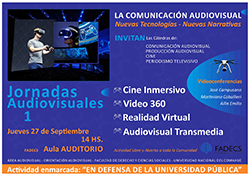 JORNADAS AUDIOVISUALES EN LA FADECS